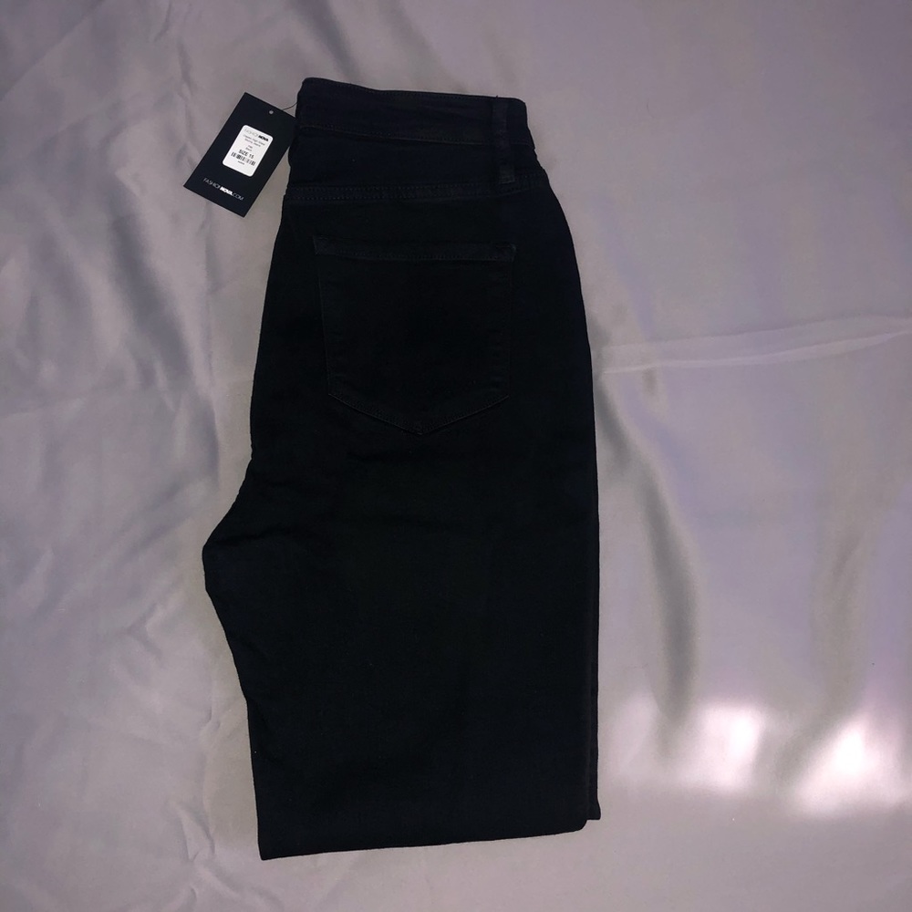High Waisted Black Jeans
